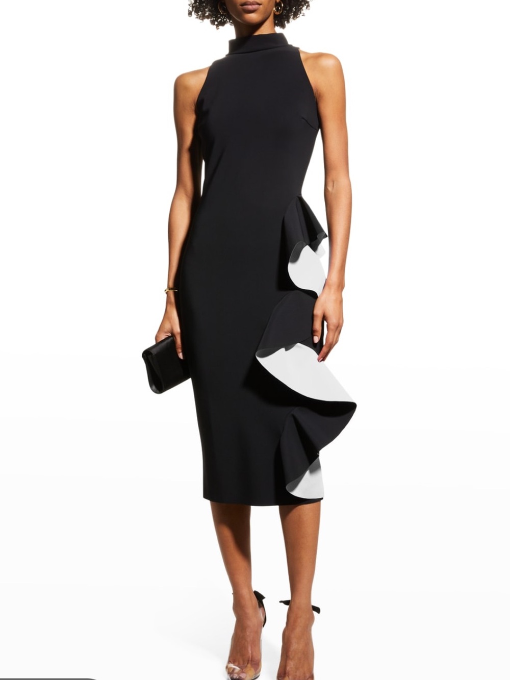 Chiara Boni La Petite Robe Asiliah Bic Ruffled Halter Dress